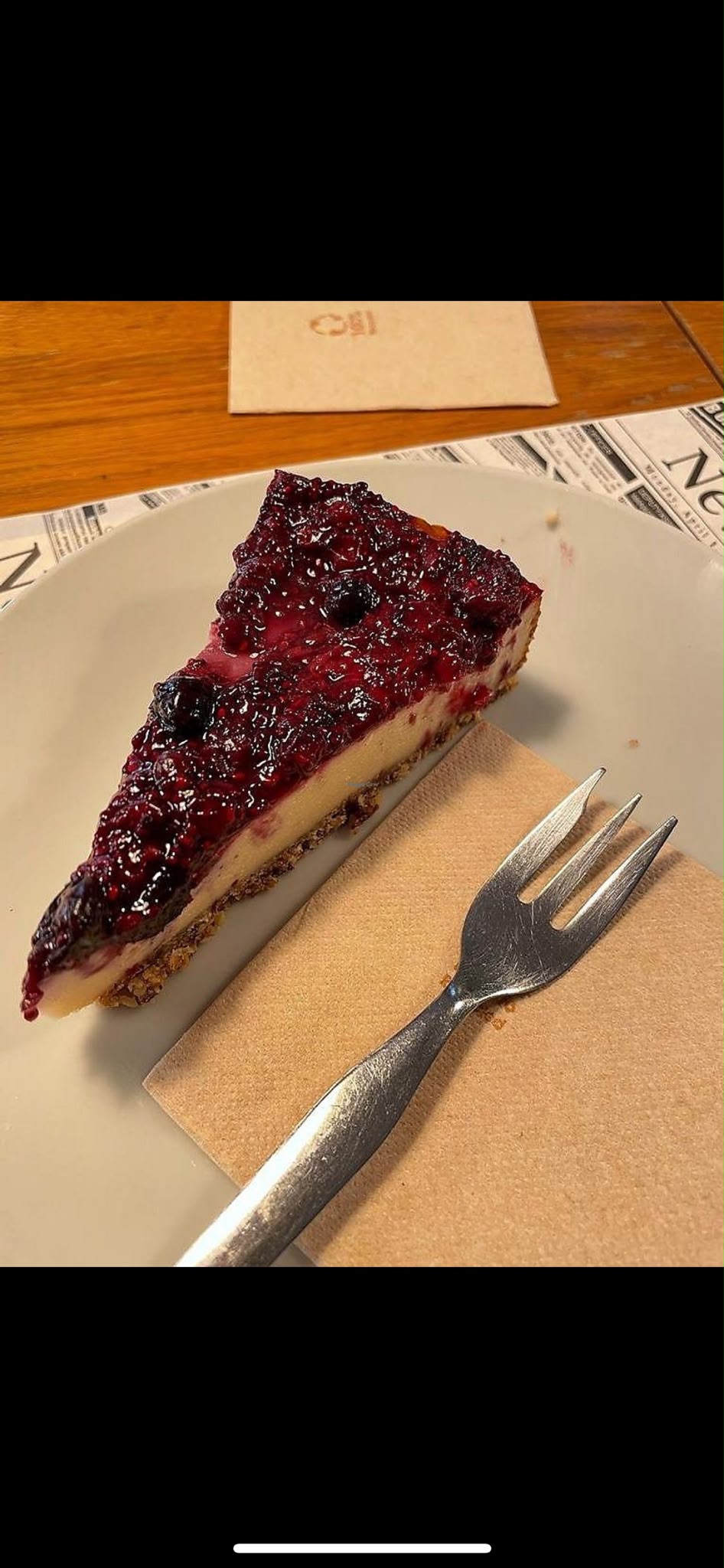 Meyveli cheesecake